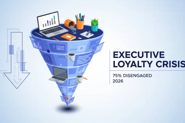 Executive Loyalty Crisis: 75% Disengaged in 2026