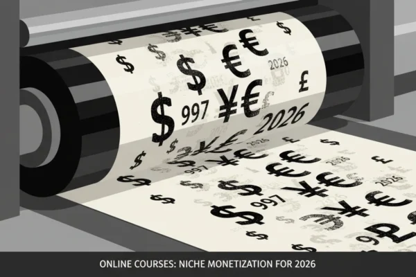 Online Courses: $997 Niche Monetization for 2026