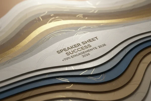 Speaker Sheet Success: 70% More Engagements in 2026