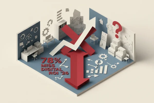78% of Firms Miss Digital ROI in 2026