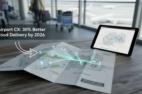 Airport CX: 30% Better Food Delivery by 2026