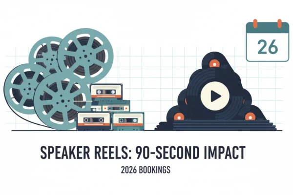 Speaker Reels: 90-Second Impact for 2026 Bookings