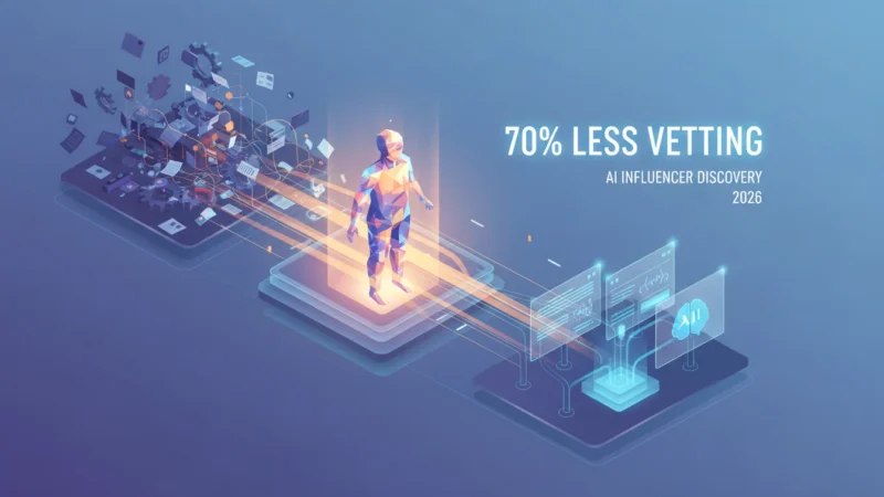 AI Influencer Discovery: 70% Less Vetting in 2026