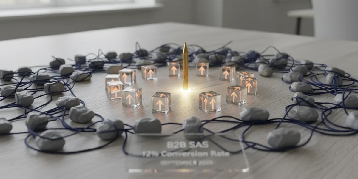 B2B SaaS: 12% Conversion Rate in September 2025