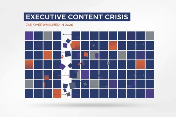 Executive Content Crisis: 78% Overwhelmed in 2026