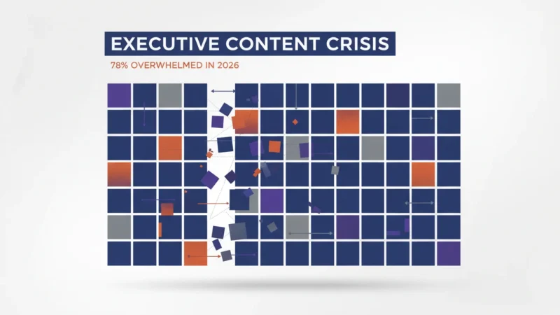 Executive Content Crisis: 78% Overwhelmed in 2026