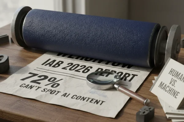 IAB 2026 Report: 72% Can’t Spot AI Content
