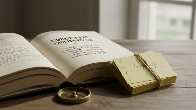 Stakeholder Trust: 5 Ways to Win in 2026