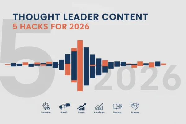 Thought Leader Content: 5 Hacks for 2026